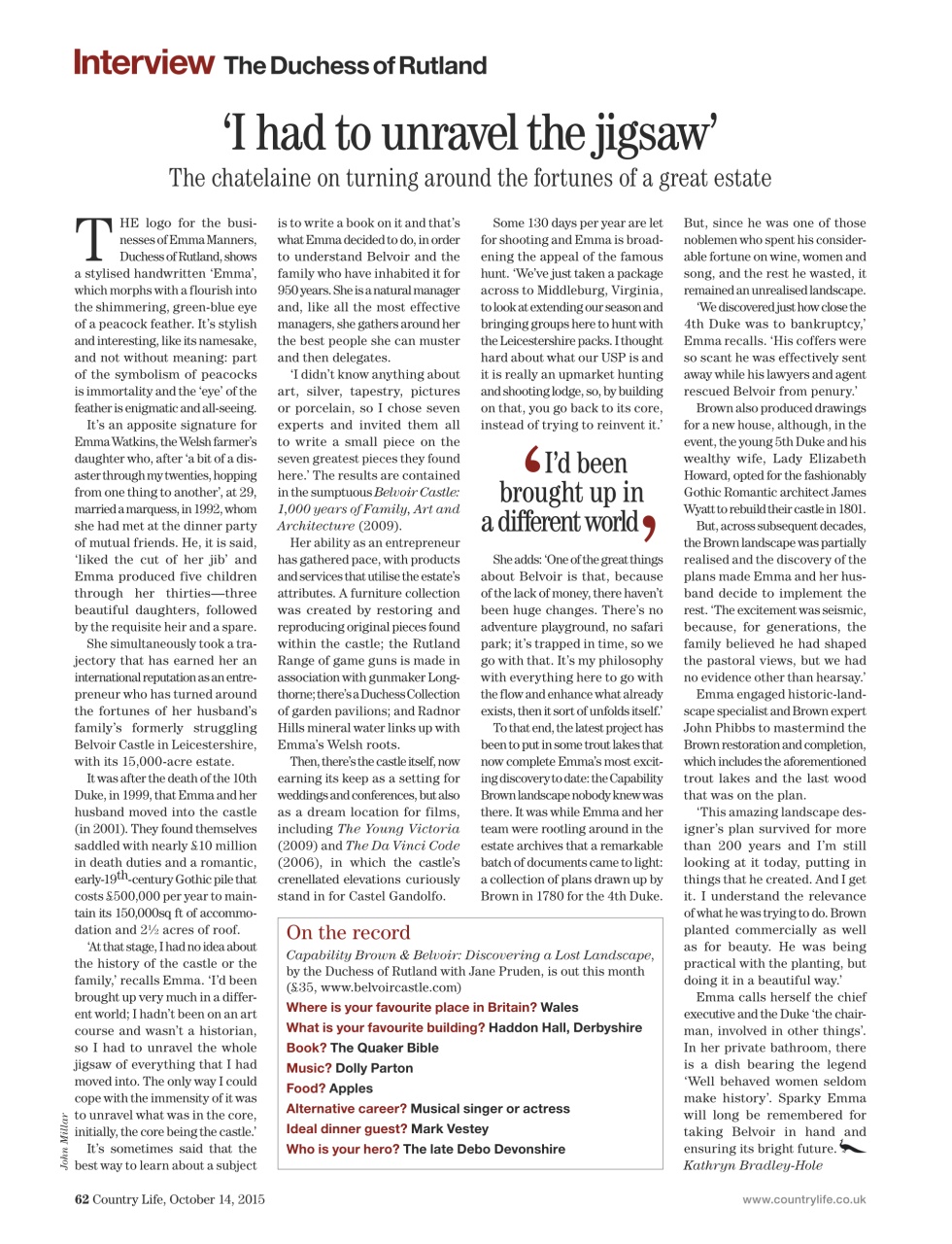 Country Life Preview Pages