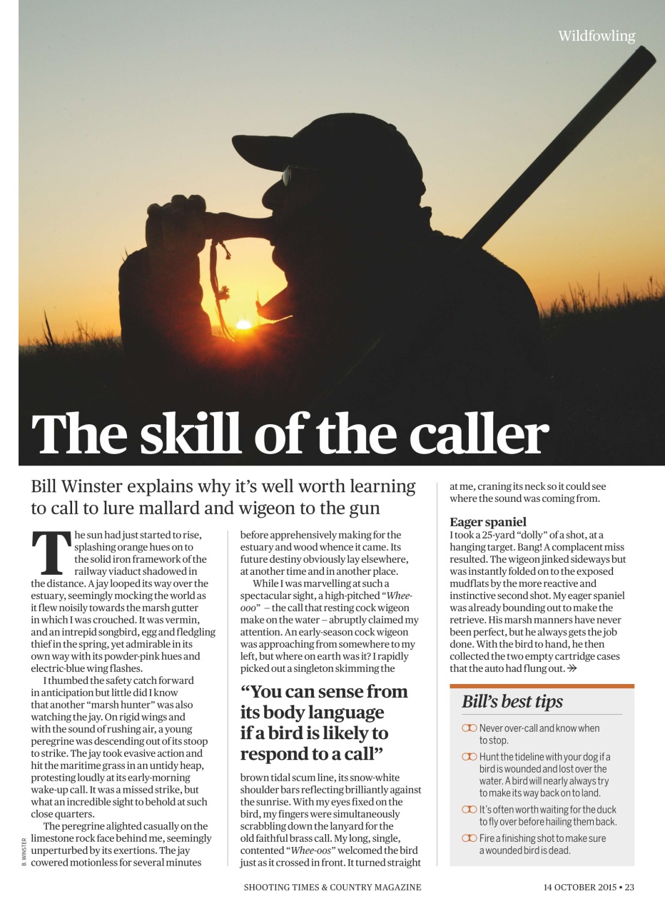 Shooting Times & Country Preview Pages