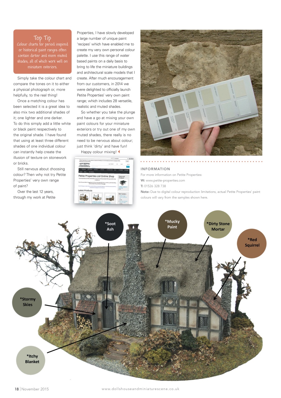 Dolls House and Miniature Scene Preview Pages