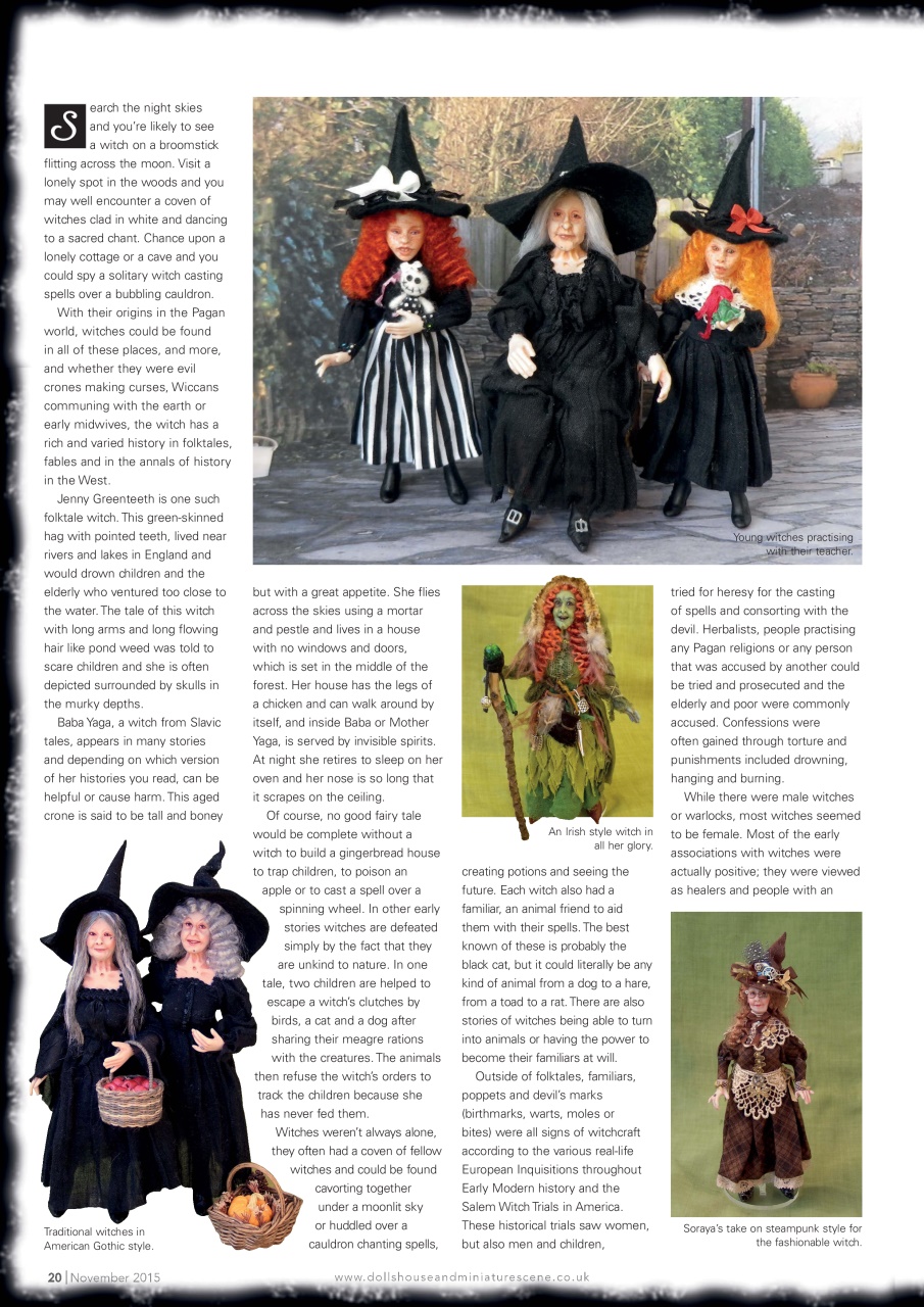 Dolls House and Miniature Scene Preview Pages