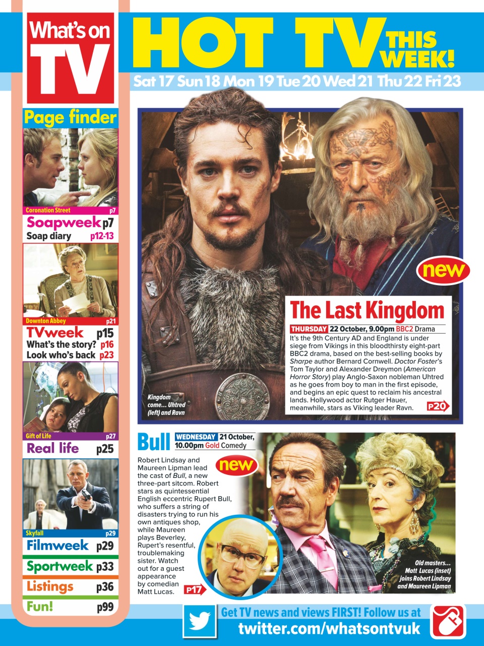 What's on TV Preview Pages
