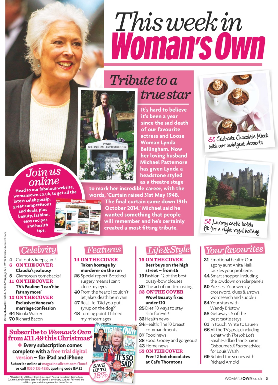 Woman's Own Preview Pages