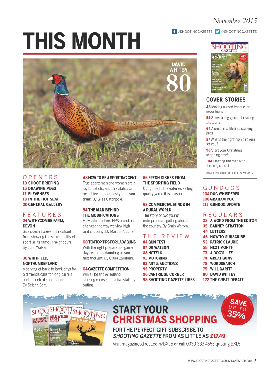 Shooting Gazette Preview Pages