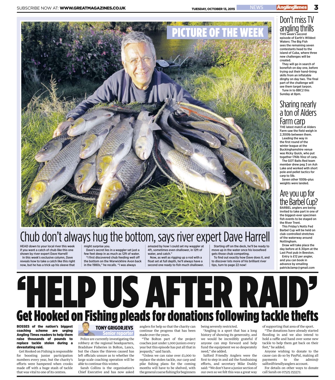 Angling Times Preview Pages