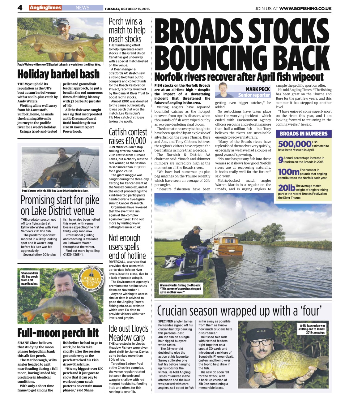 Angling Times Preview Pages