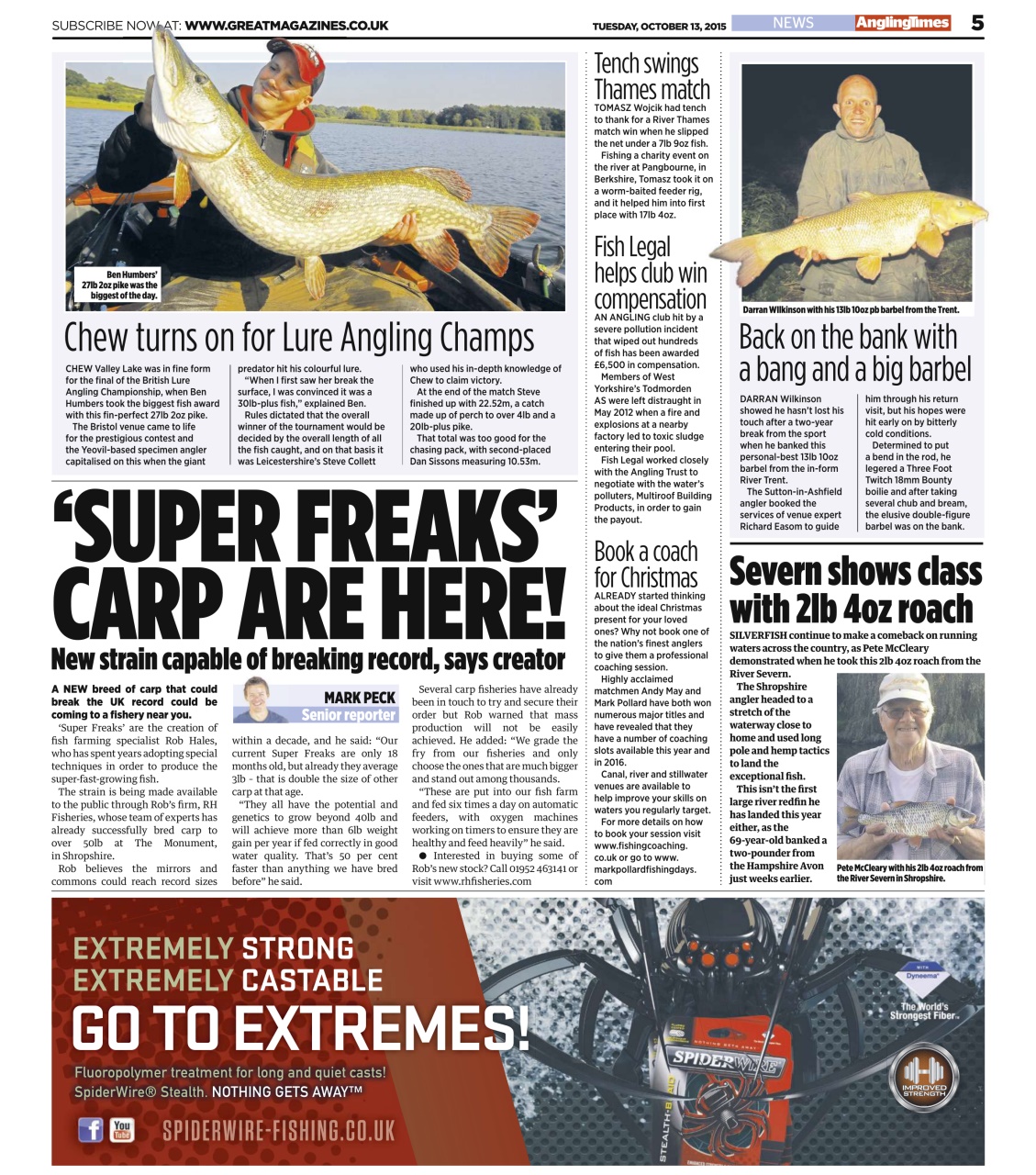 Angling Times Preview Pages