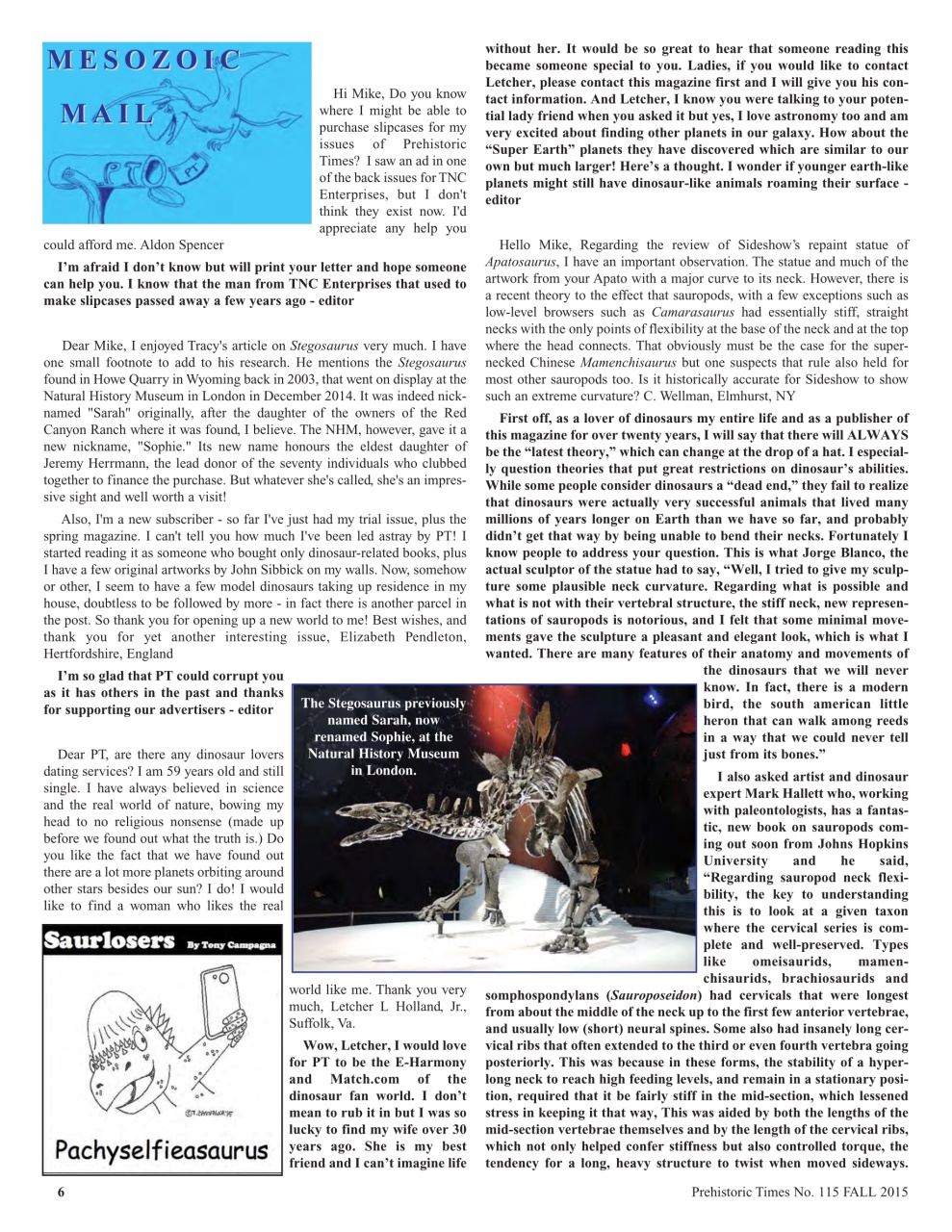 Prehistoric Times Preview Pages