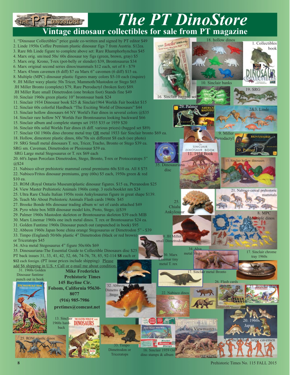 Prehistoric Times Preview Pages