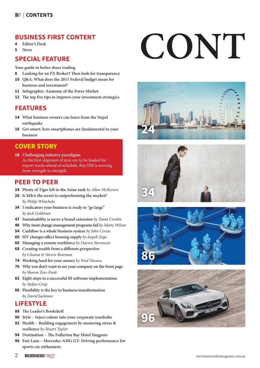 Business First Magazine Preview Pages