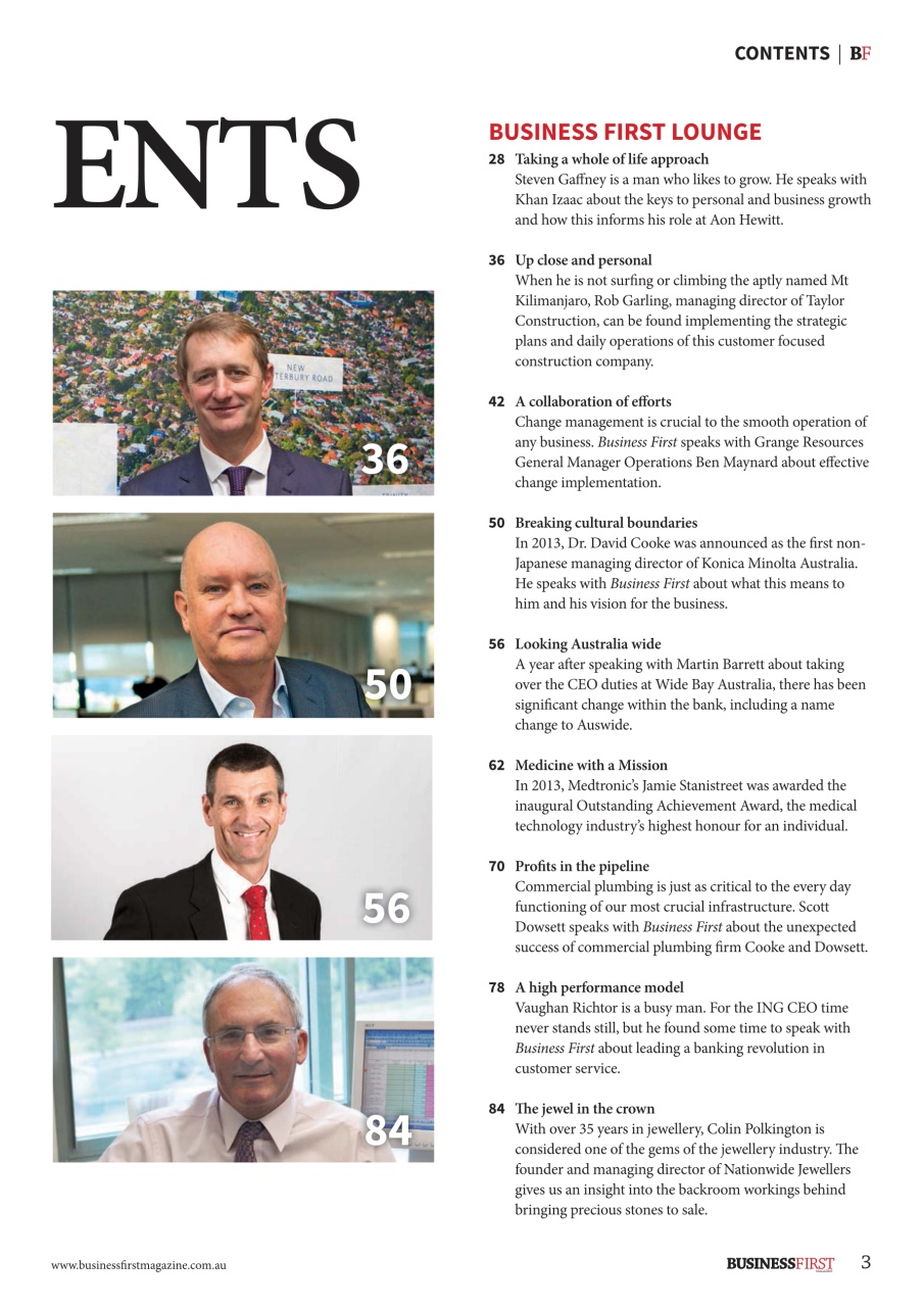 Business First Magazine Preview Pages