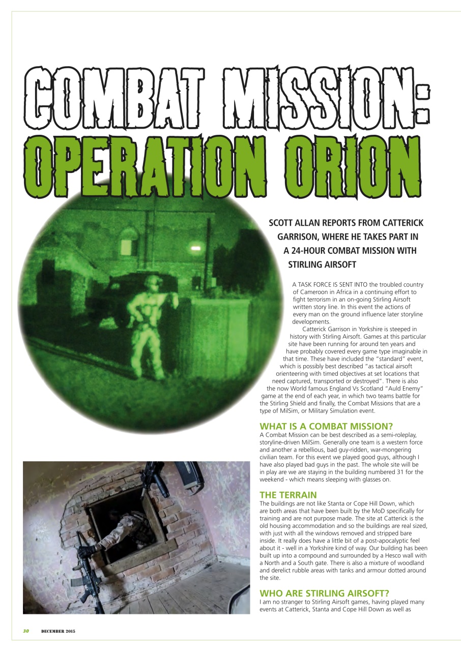 Airsoft Action Preview Pages