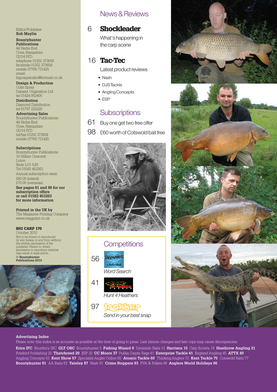 Big Carp Magazine Preview Pages