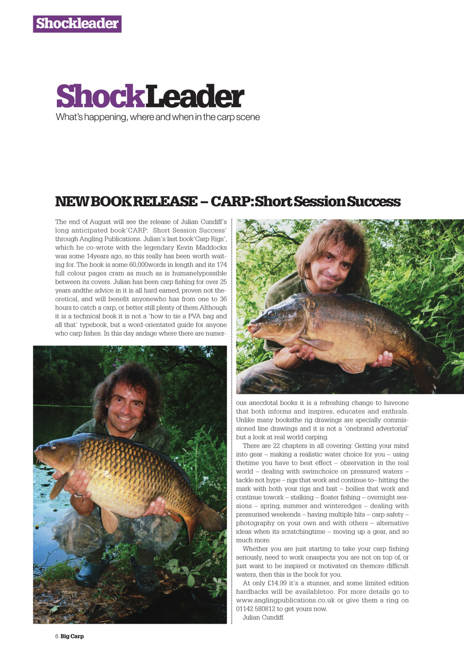 Big Carp Magazine Preview Pages