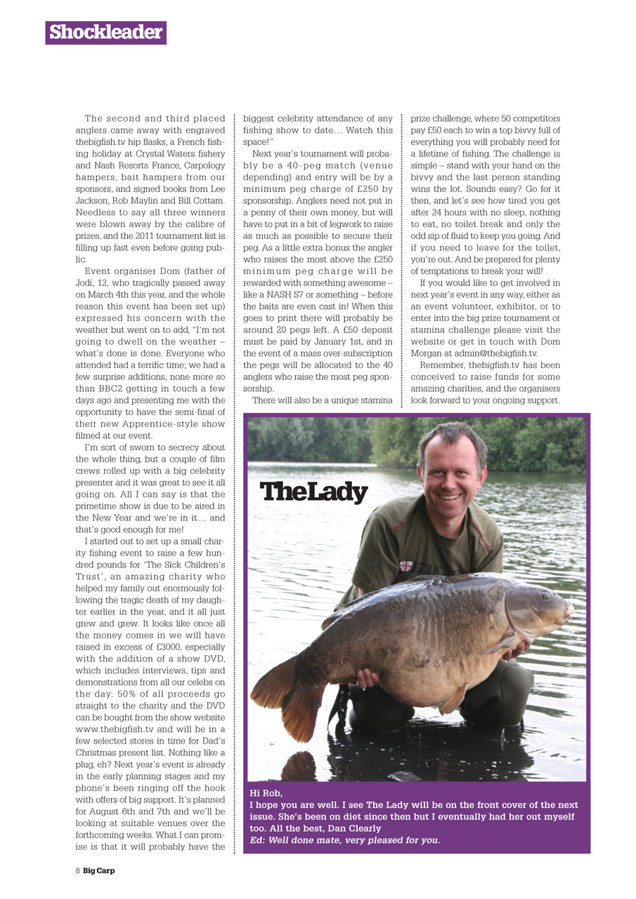 Big Carp Magazine Preview Pages