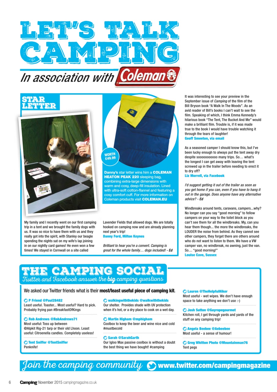 Camping Preview Pages