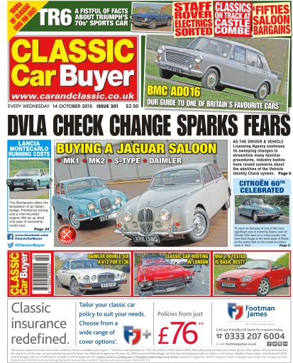 Classic Car Buyer issue 