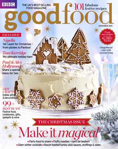 Good Food Magazine issue November Christmas 2015