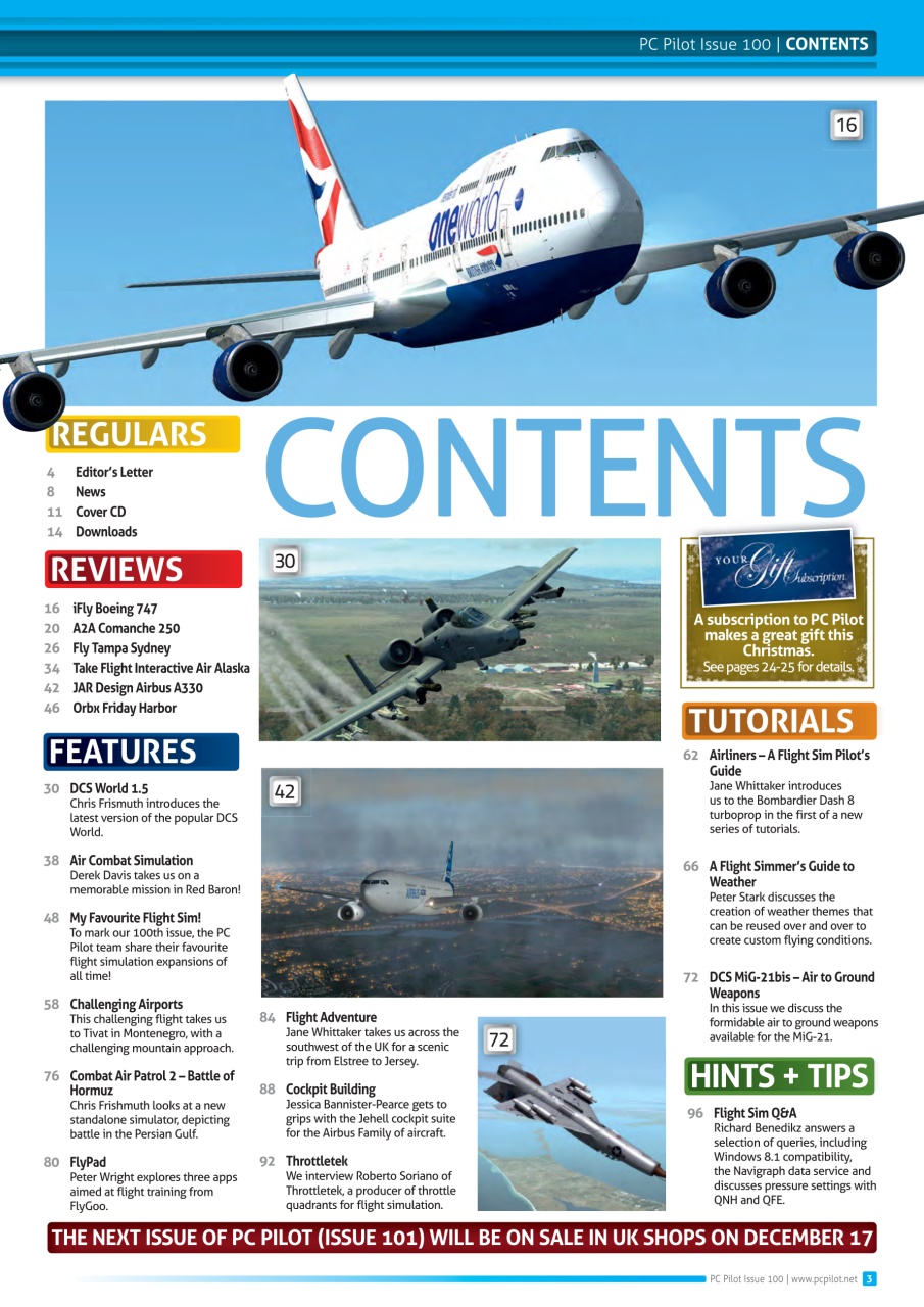 PC Pilot Preview Pages