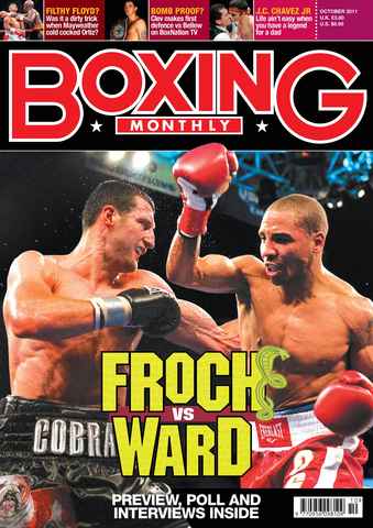 Boxing Monthly issue Boxing Monthly October 2011