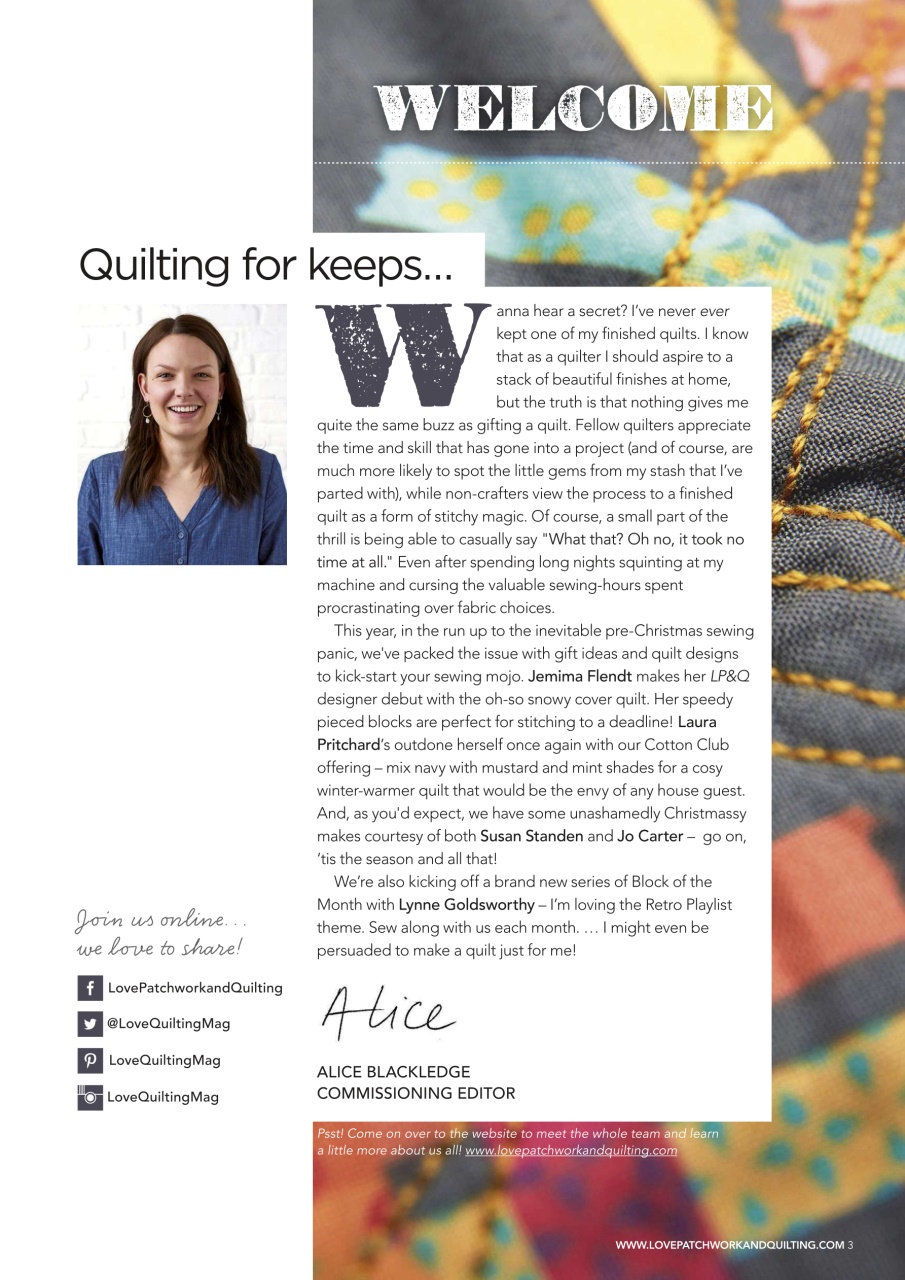 Love Patchwork & Quilting Preview Pages