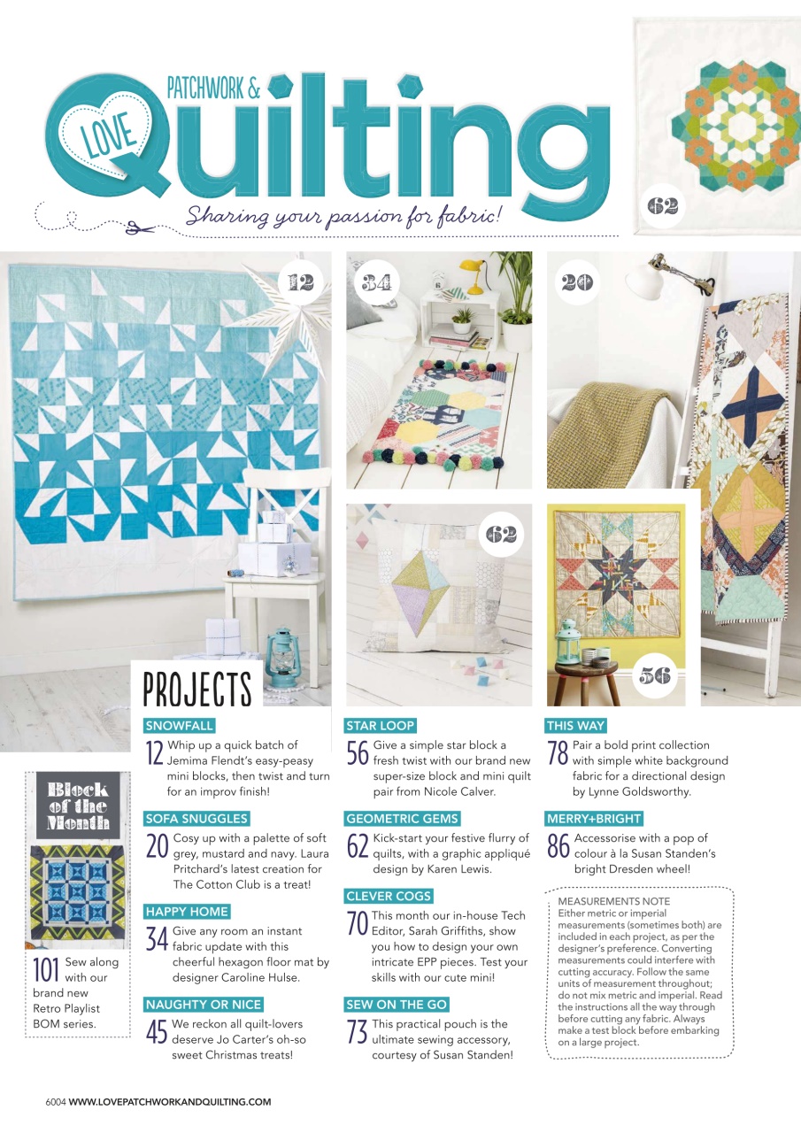 Love Patchwork & Quilting Preview Pages