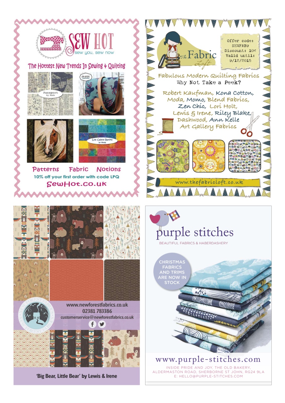 Love Patchwork & Quilting Preview Pages
