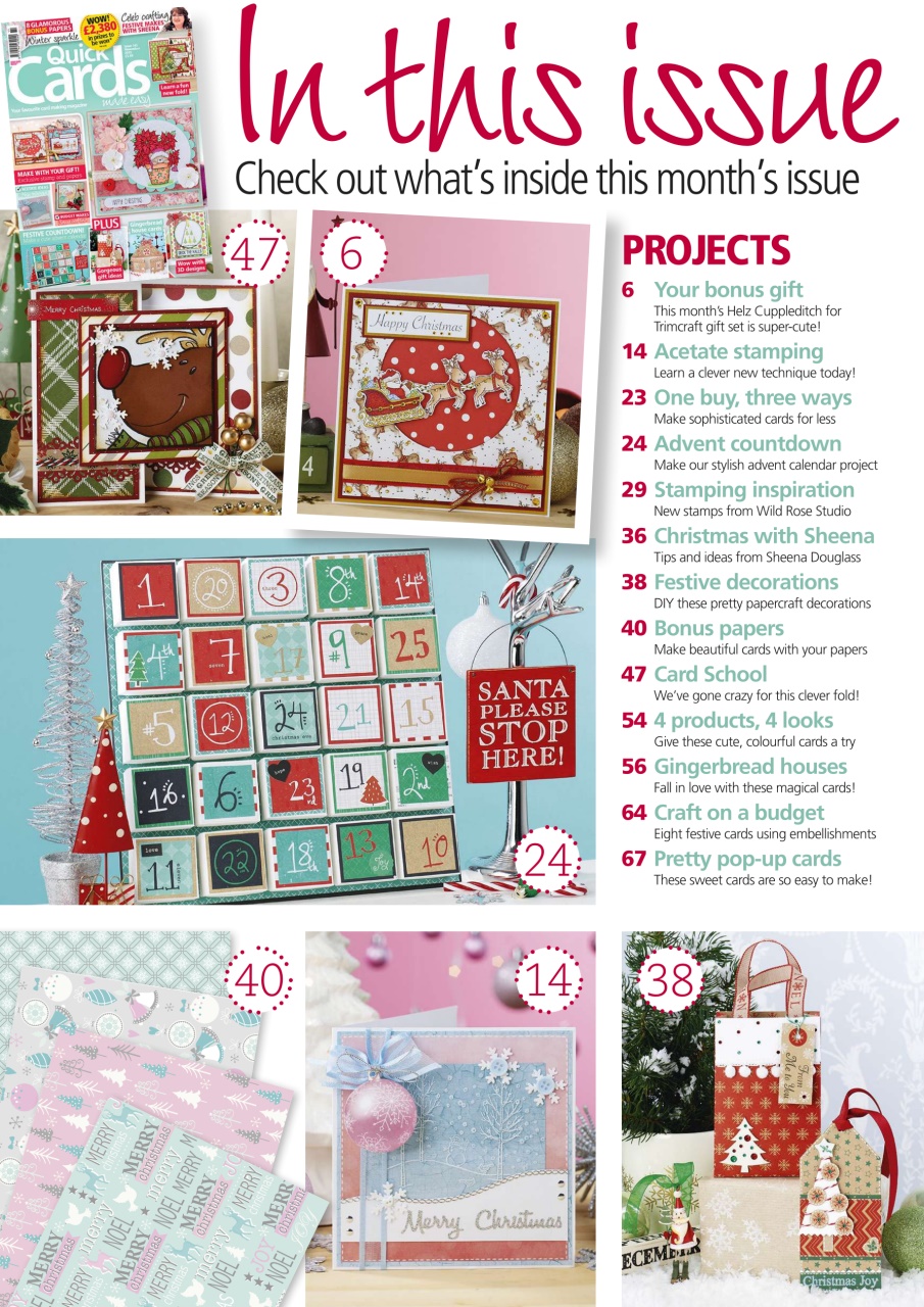 Quick Cards Made Easy Preview Pages