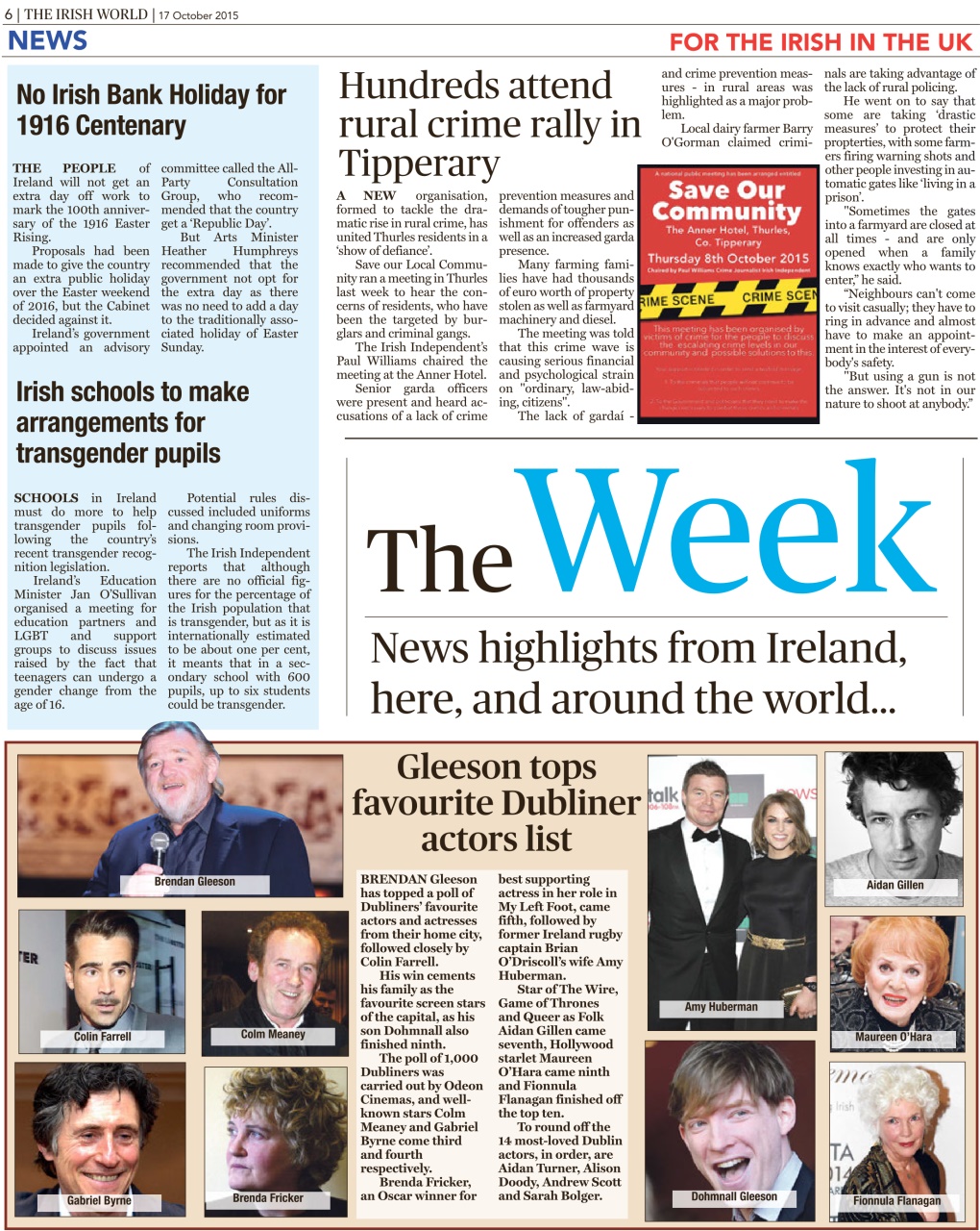 Irish World Preview Pages