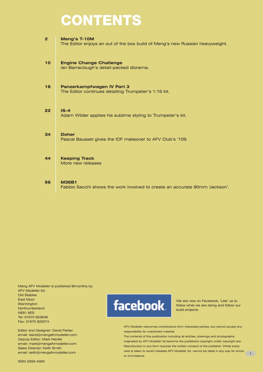 Meng AFV Modeller Preview Pages