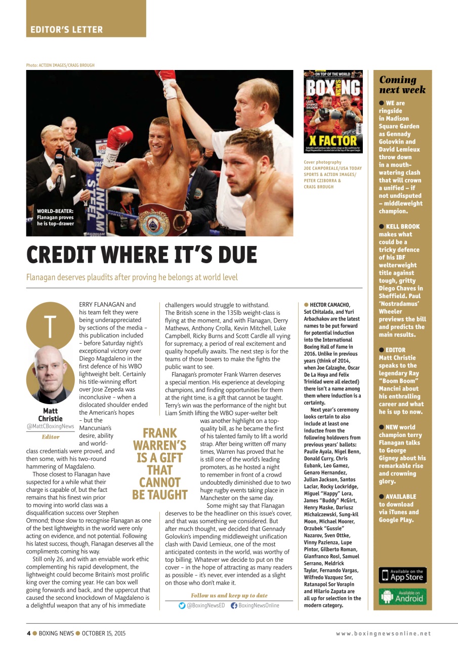 Boxing News Preview Pages