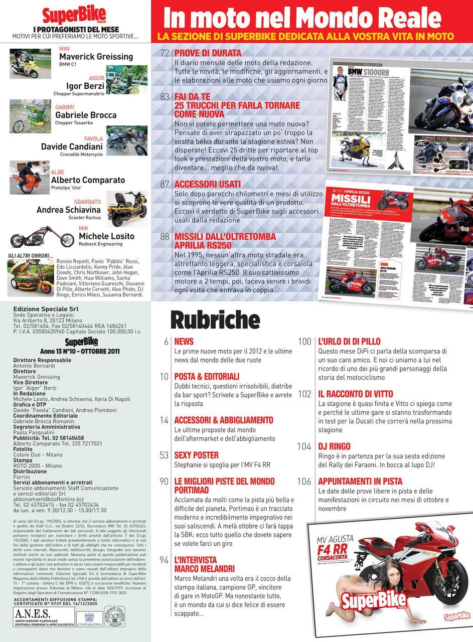 Superbike Italia Preview Pages