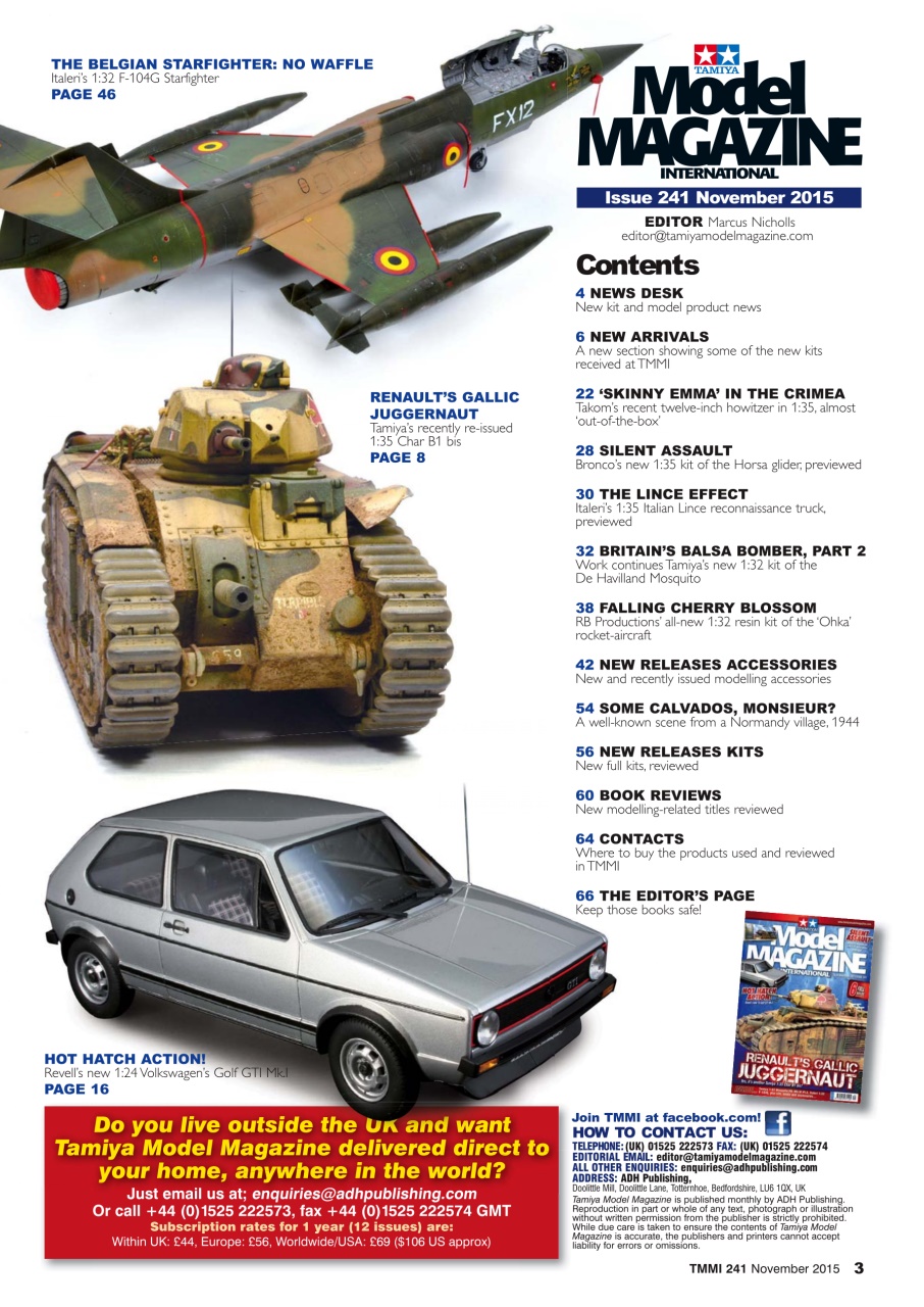 Tamiya Model Magazine Preview Pages