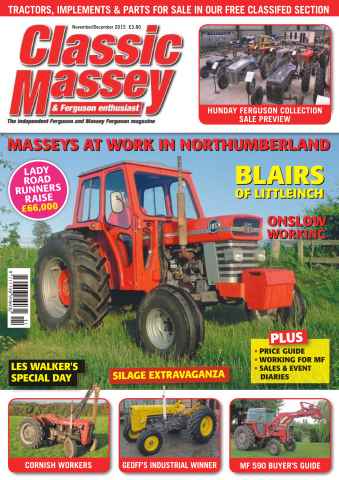 Classic Massey issue No. 59 Masseys at work in Northumberland