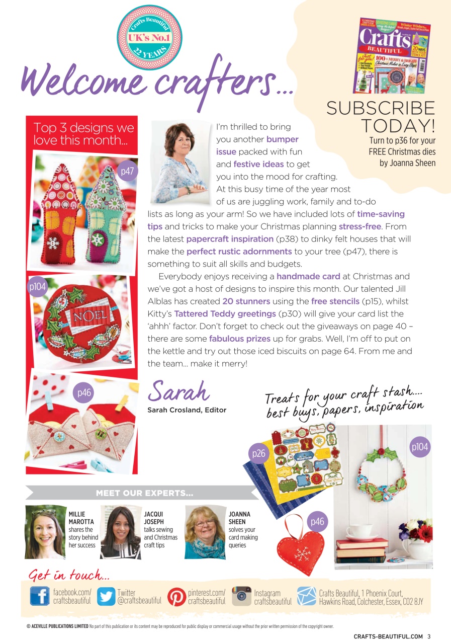 Crafts Beautiful Preview Pages