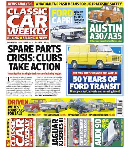 Classic Car Weekly issue 14th October 2015
