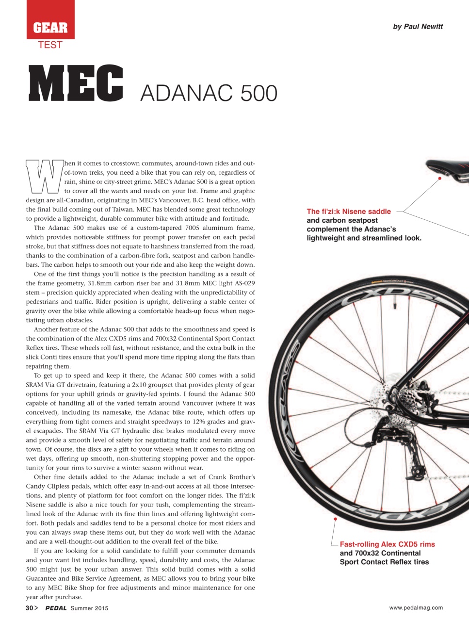 Pedal Magazine Preview Pages