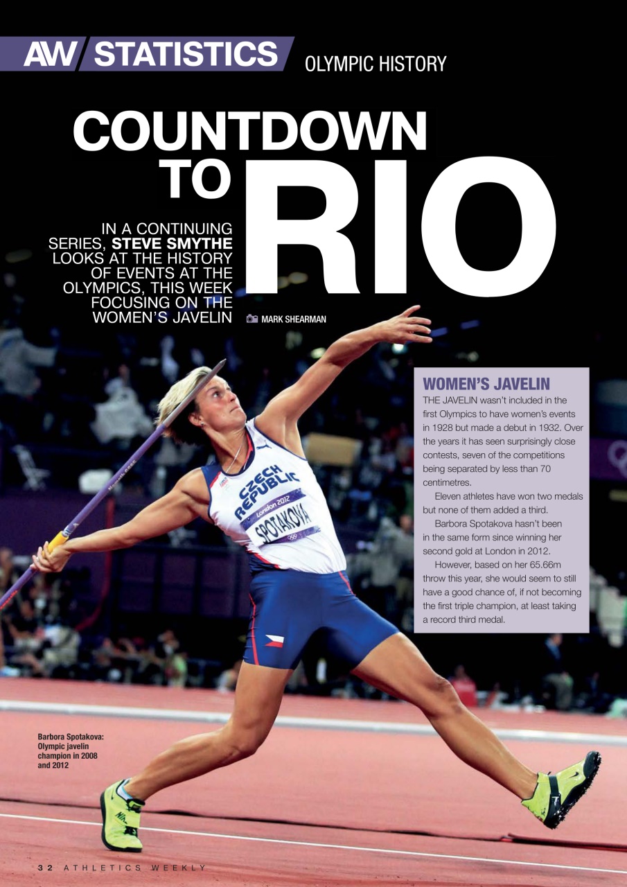 AW – Athletics Weekly Magazine Preview Pages