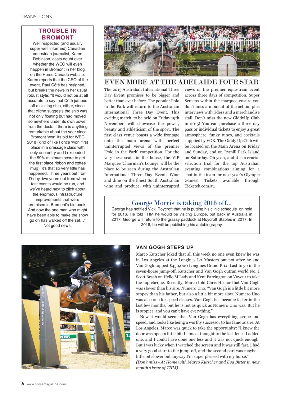 The Horse Magazine Preview Pages