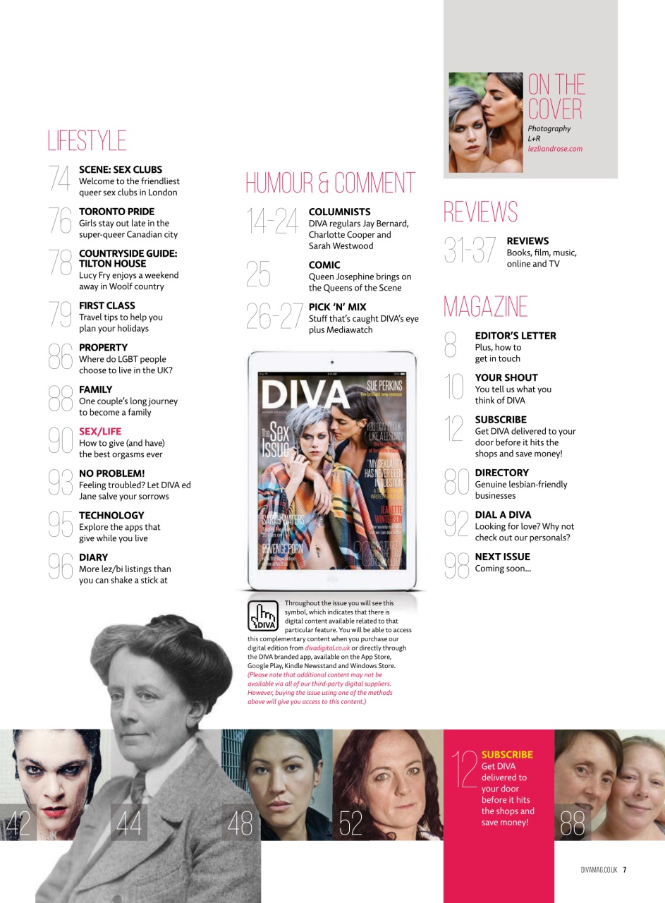 DIVA Magazine Preview Pages