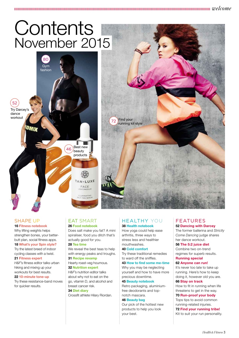 Women’s Fitness Preview Pages