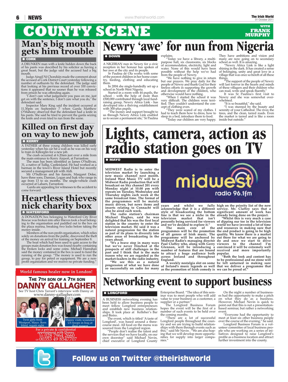 Irish World Preview Pages