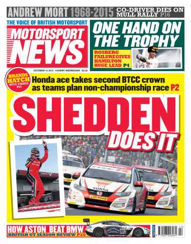 Motorsport News issue 14th October 2015