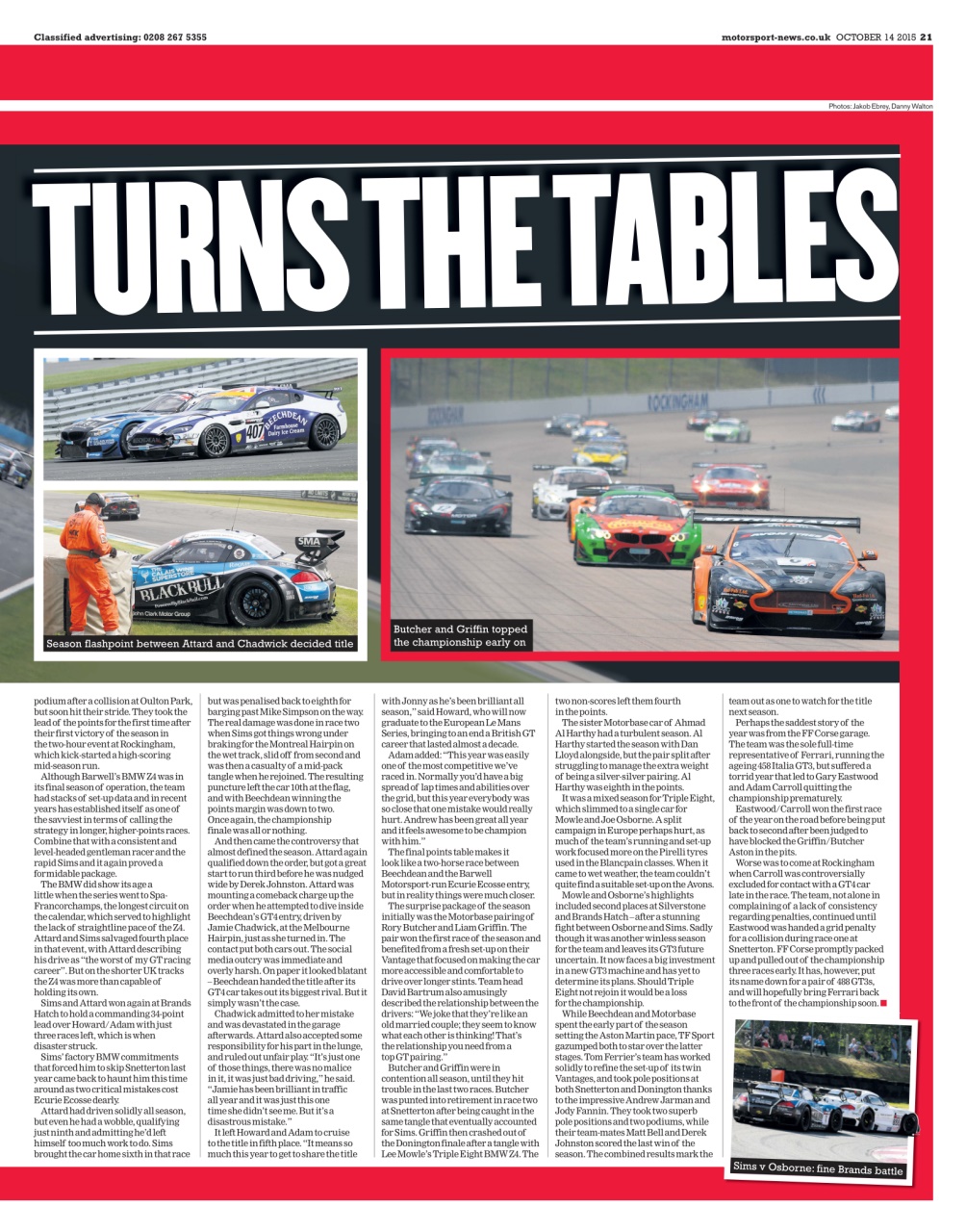 Motorsport News Preview Pages