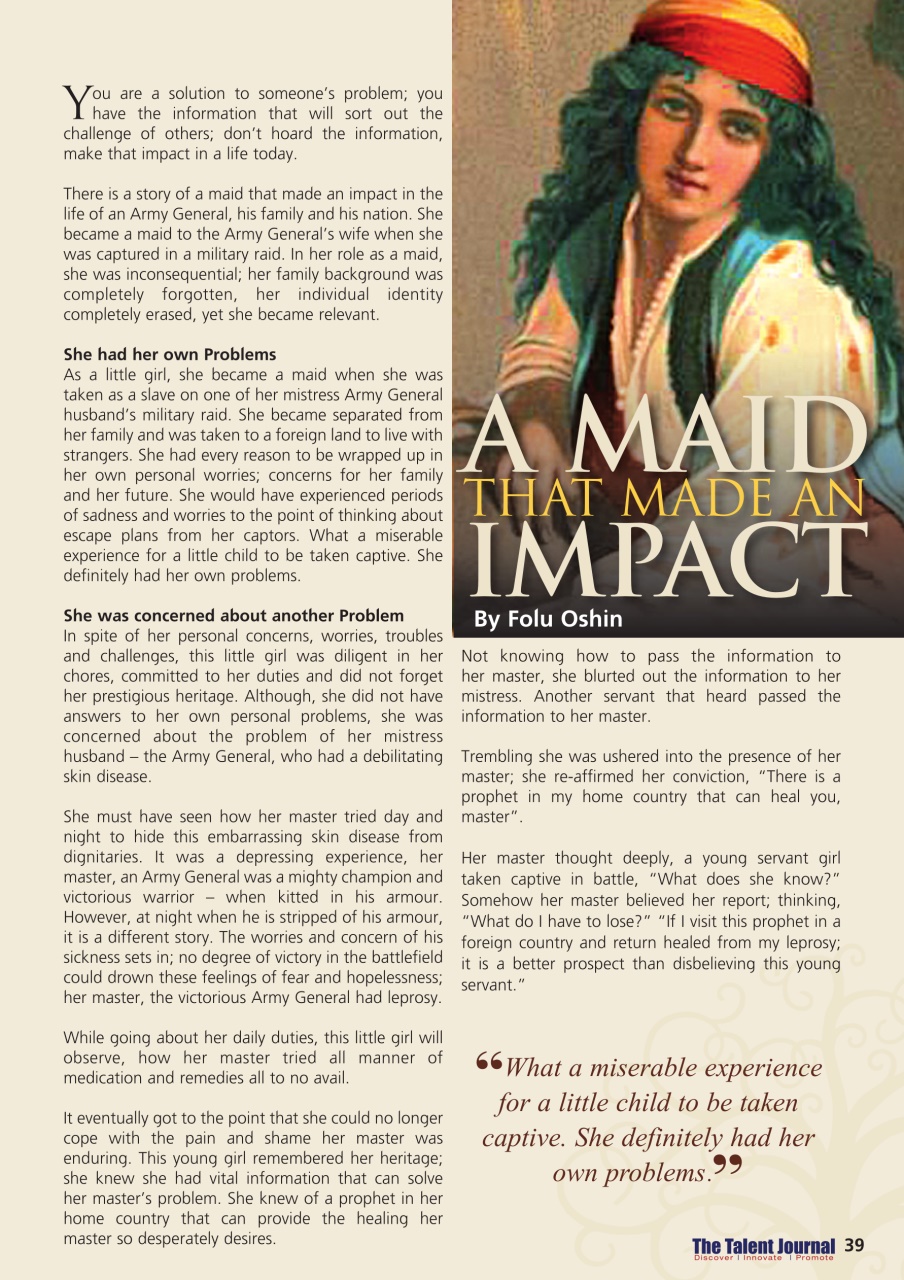 The Talent Publishing Preview Pages
