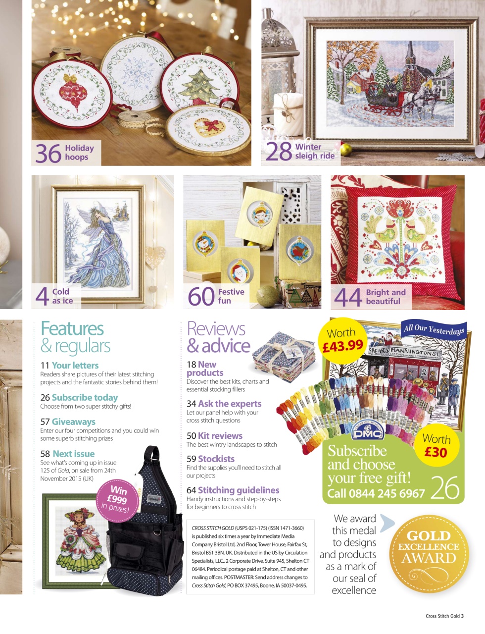 Cross Stitch Gold Preview Pages