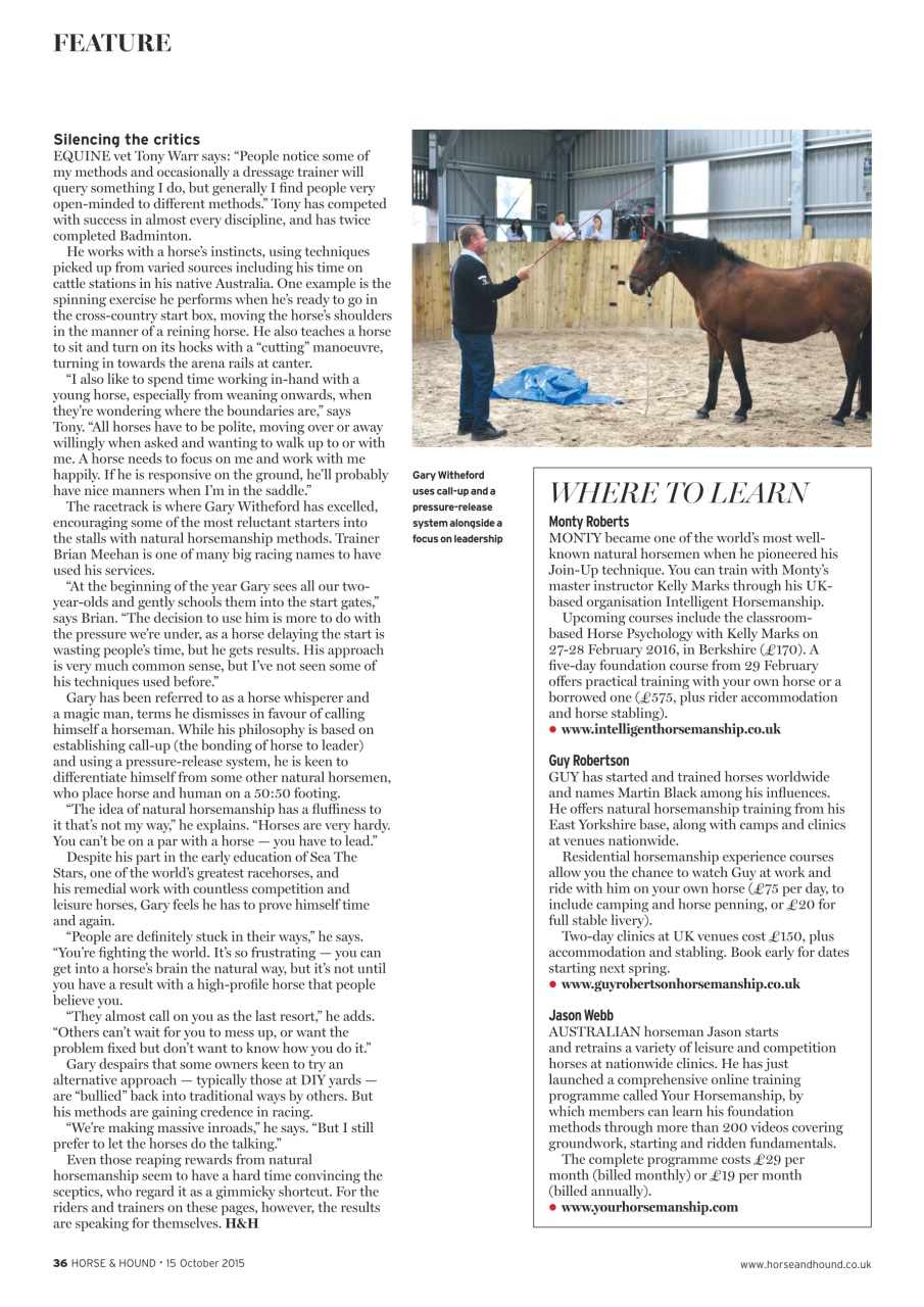Horse & Hound Preview Pages