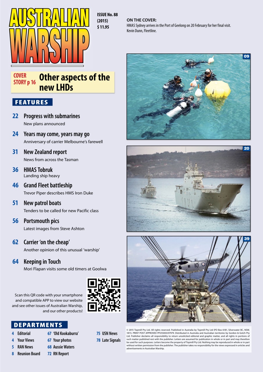Australian Warship Preview Pages