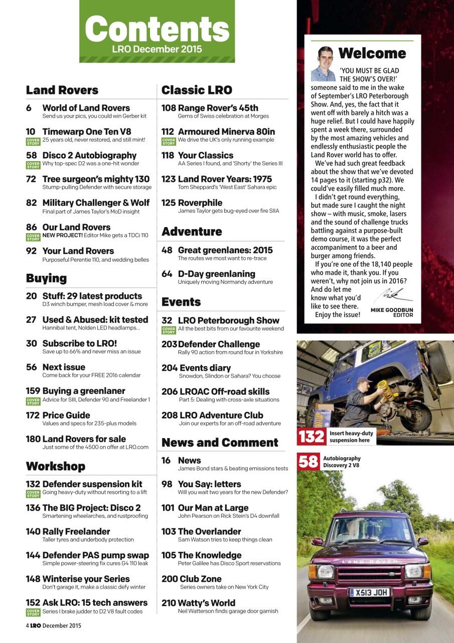 Land Rover Owner Preview Pages