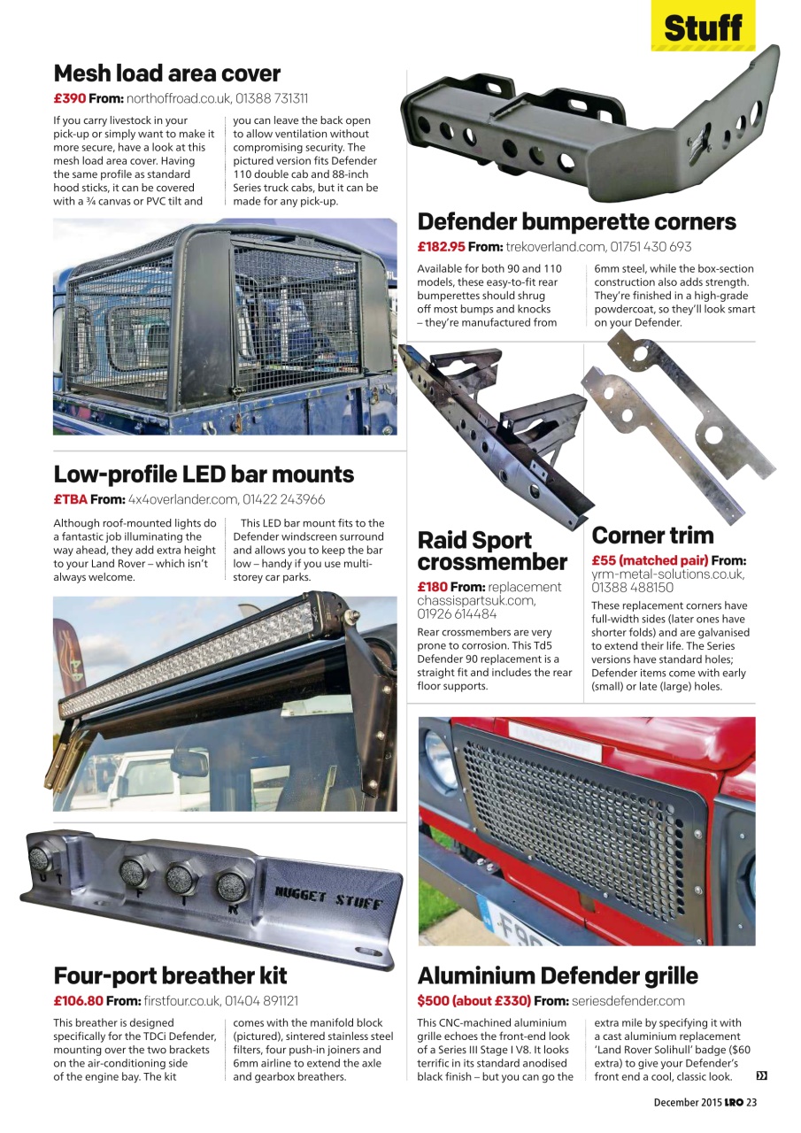 Land Rover Owner Preview Pages