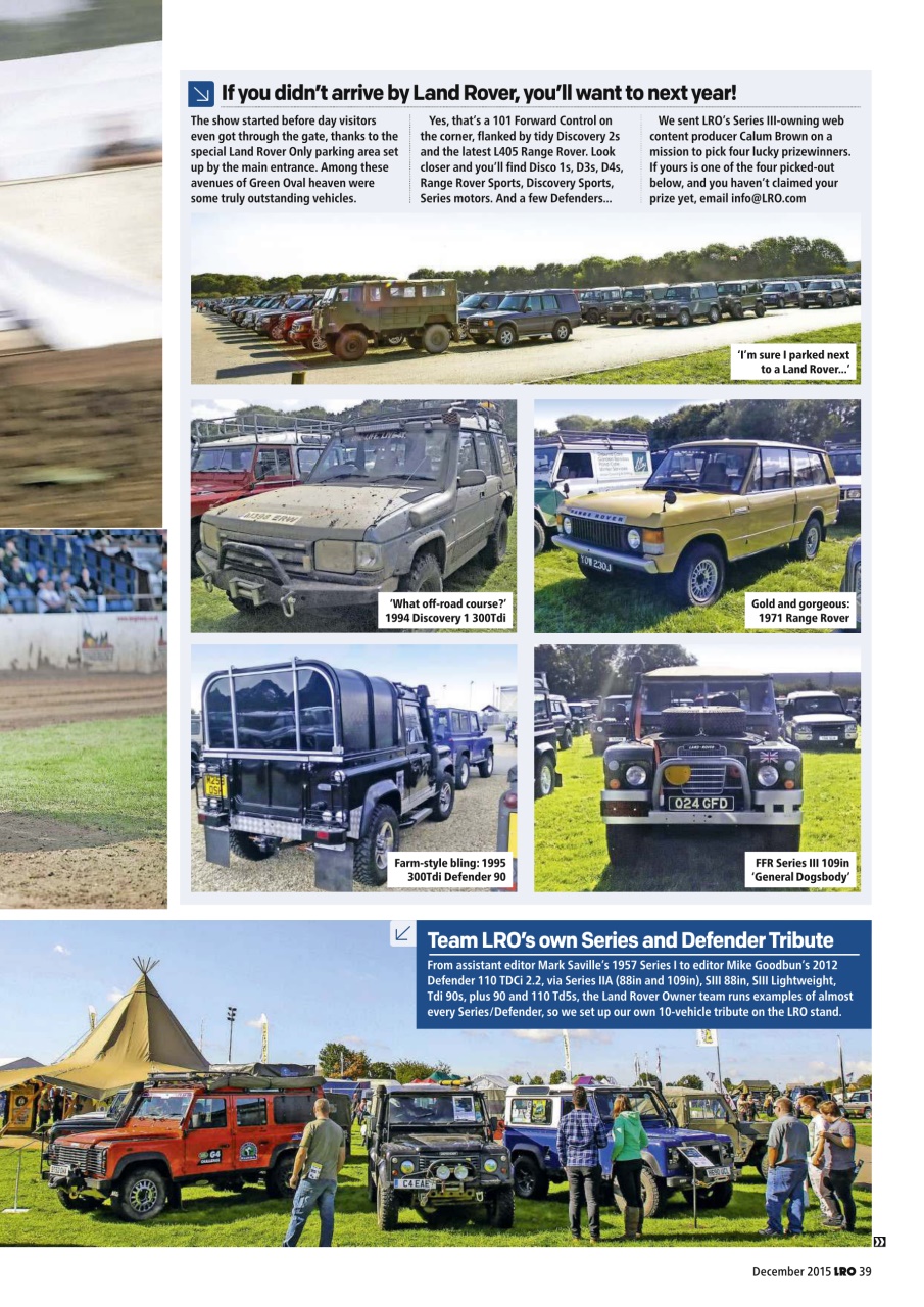 Land Rover Owner Preview Pages
